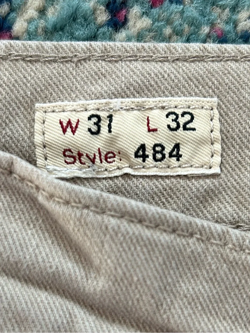 J. Crew | Men’s ‘Dusty Khaki’ Slim Fit Garment Dyed 5-Pocket 484 Jeans Sz 31x32